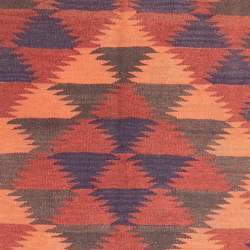 Runner Kelim-matta - gammal - 450 x 130 cm - brun