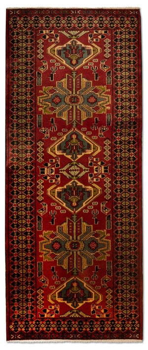 Runner Persisk matta - Nomadic - 200 x 82 cm - röd