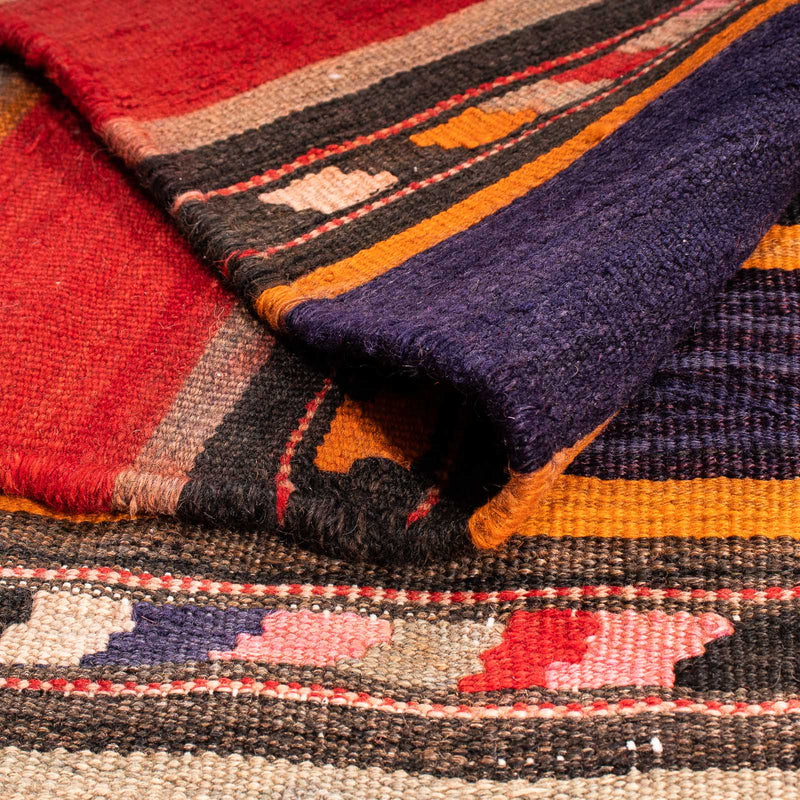 Kelim-matta - gammal - 255 x 210 cm - flerfärgad