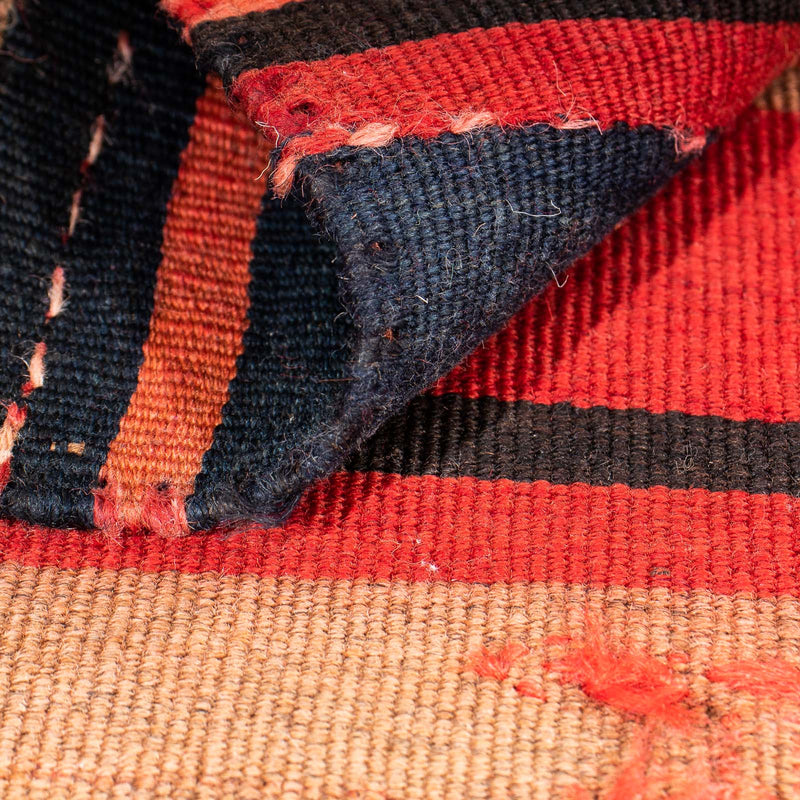 Kelim-matta - gammal - 100 x 90 cm - flerfärgad