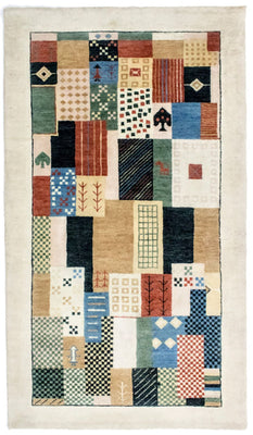 Gabbeh-matta - Loribaft Persian - 165 x 95 cm - färgad