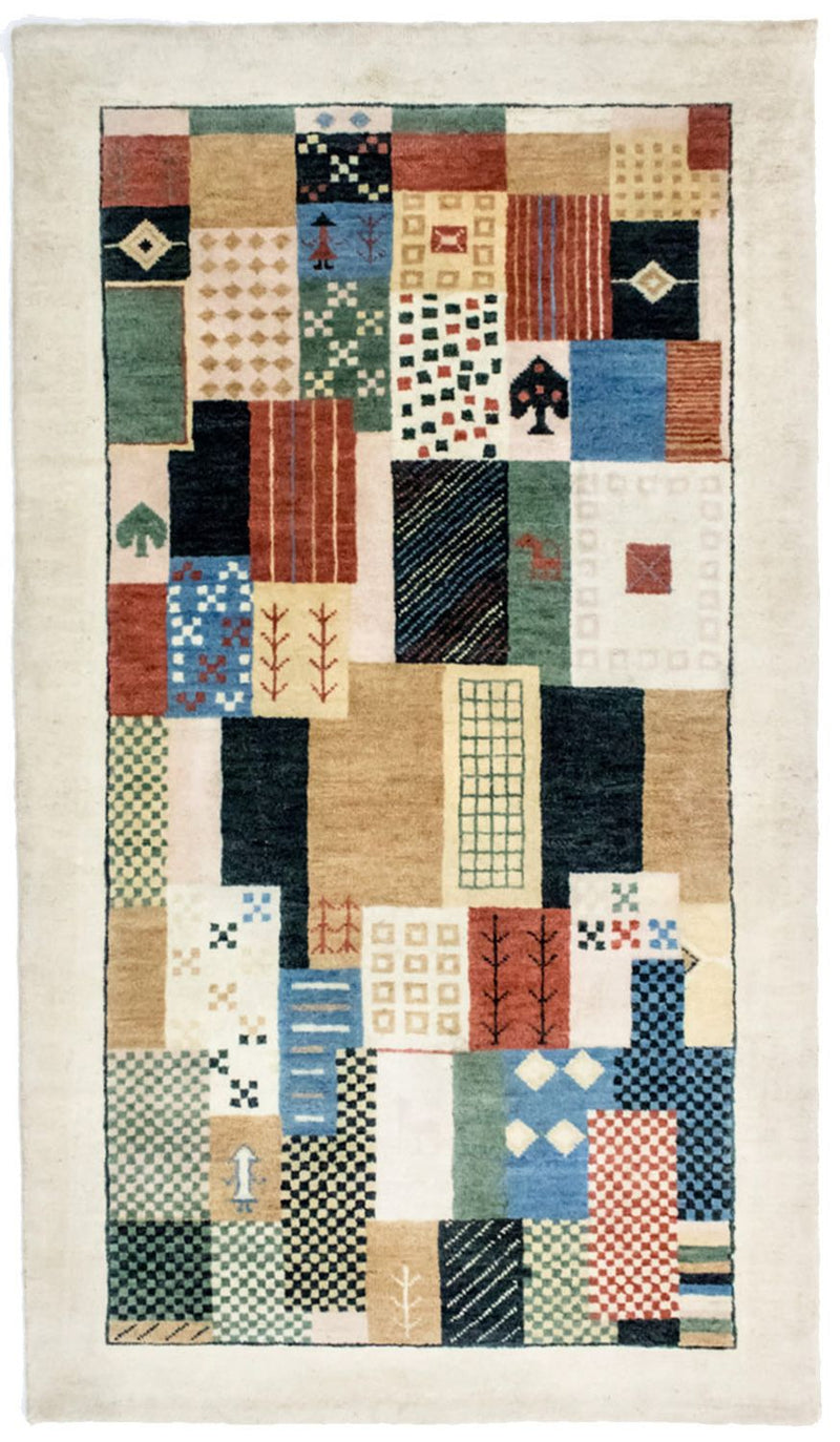 Gabbeh-matta - Loribaft Persian - 165 x 95 cm - färgad