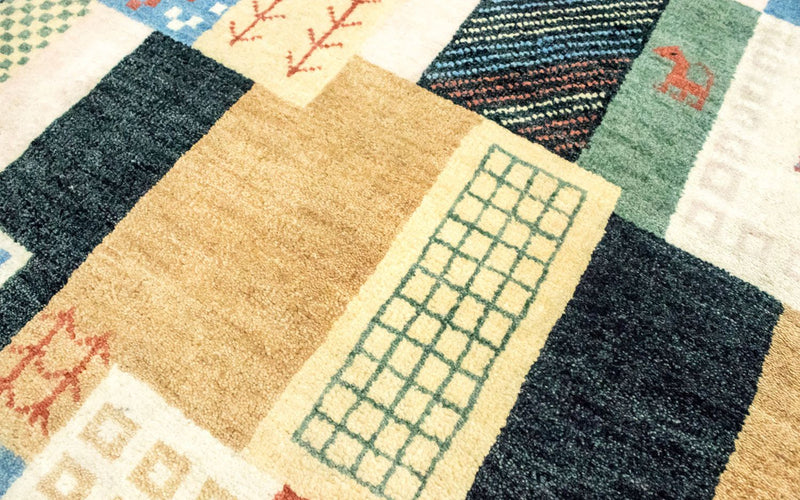 Gabbeh-matta - Loribaft Persian - 165 x 95 cm - färgad