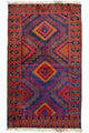 Baluch-matta - 140 x 79 cm - blå