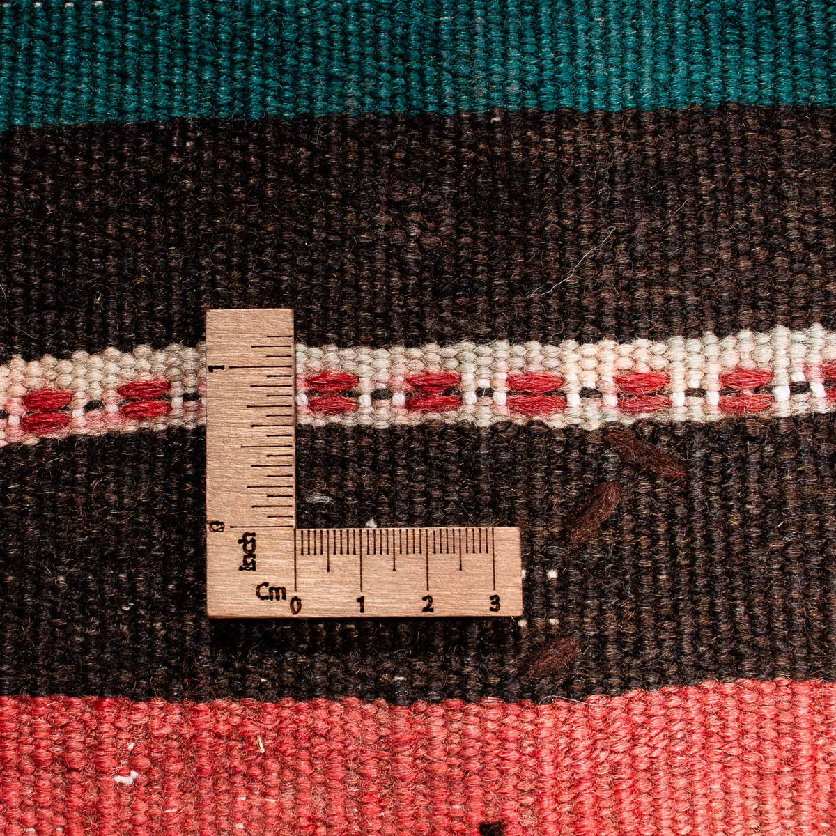 Kelim-matta - gammal - 190 x 175 cm - flerfärgad