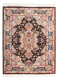 Persisk matta - Tabriz - Royal - 200 x 150 cm - mörkblå