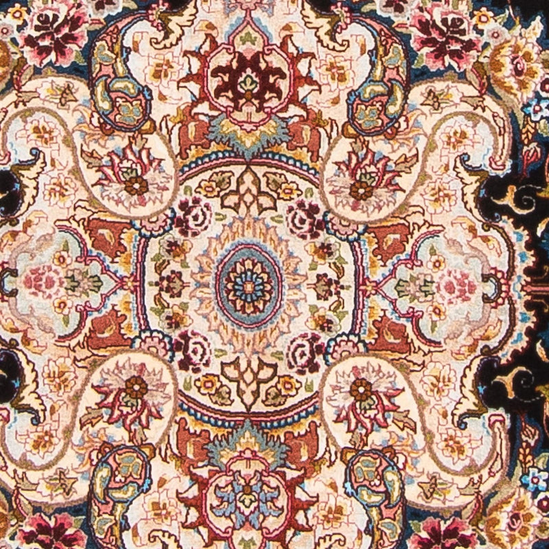 Persisk matta - Tabriz - Royal - 200 x 150 cm - mörkblå