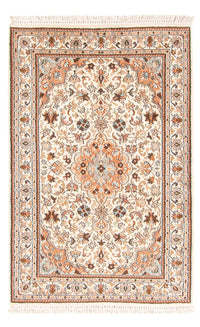 Sidenmatta - Kashmir Silk - 125 x 78 cm - grädde