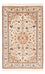 Sidenmatta - Kashmir Silk - 125 x 78 cm - grädde