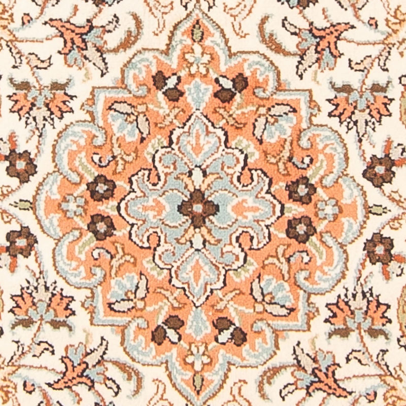 Sidenmatta - Kashmir Silk - 125 x 78 cm - grädde