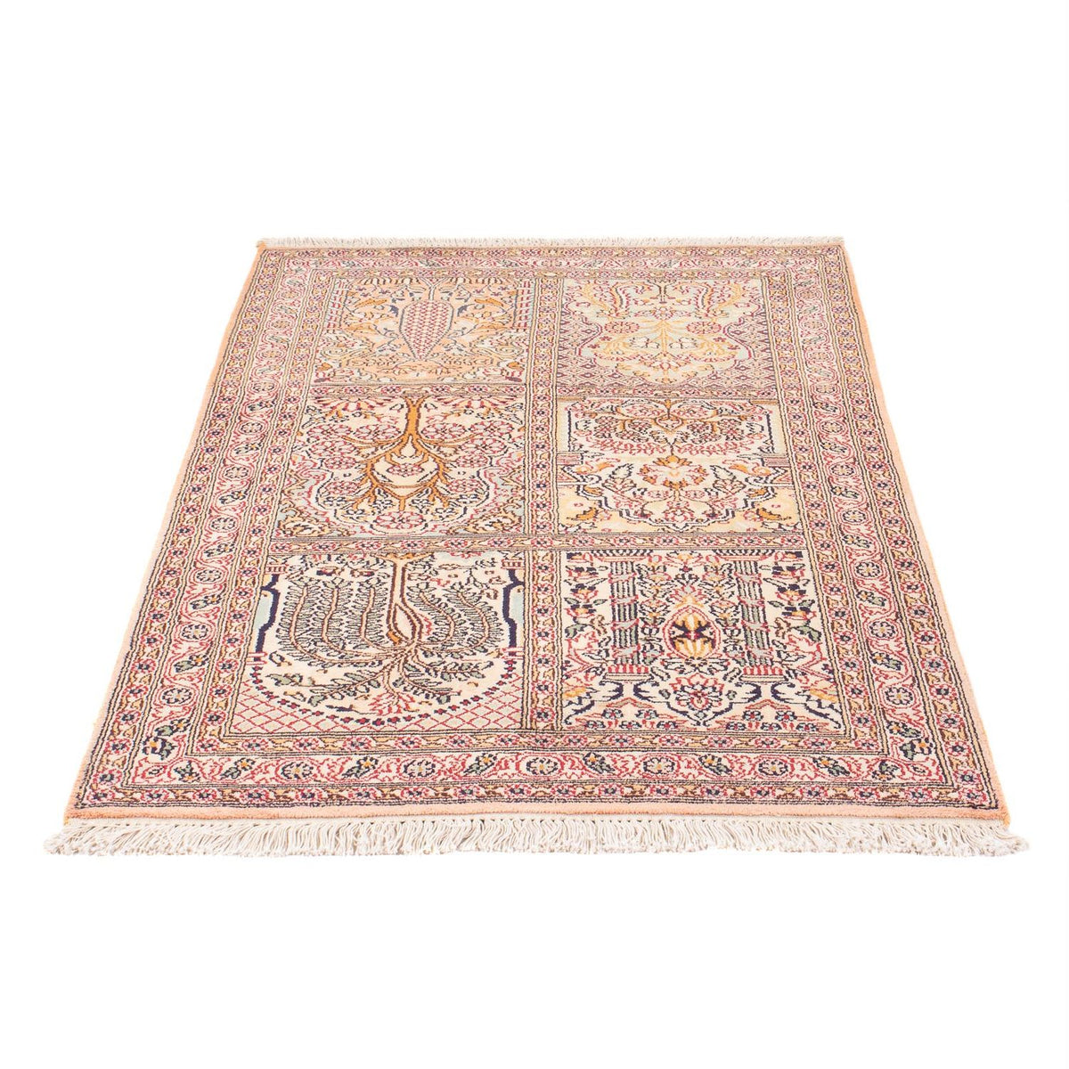 Sidenmatta - Kashmir Silk - 119 x 79 cm - flerfärgad