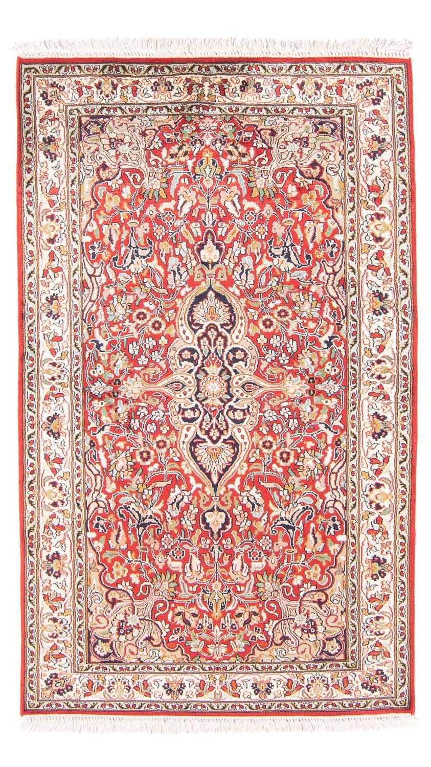 Sidenmatta - Kashmir Silk - 162 x 90 cm - röd