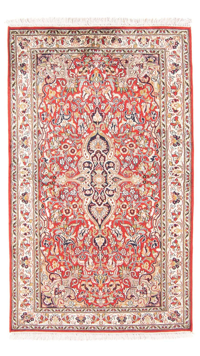 Sidenmatta - Kashmir Silk - 162 x 90 cm - röd