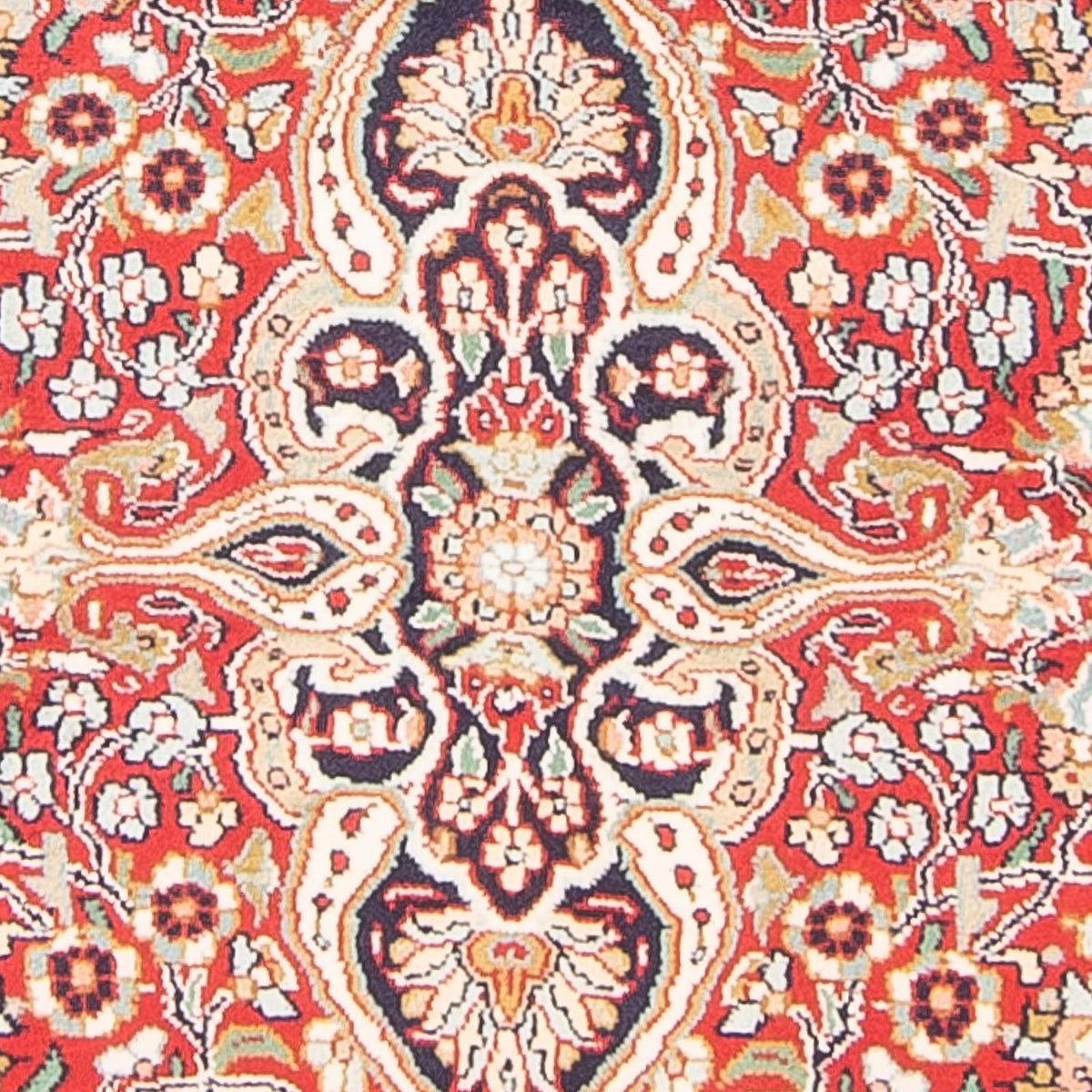 Sidenmatta - Kashmir Silk - 162 x 90 cm - röd