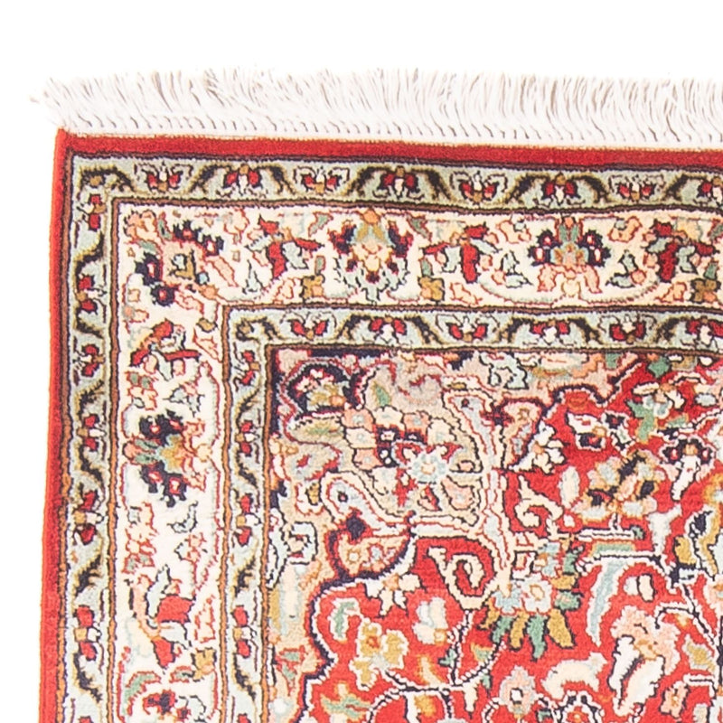 Sidenmatta - Kashmir Silk - 162 x 90 cm - röd