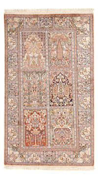 Sidenmatta - Kashmir Silk - 148 x 92 cm - flerfärgad