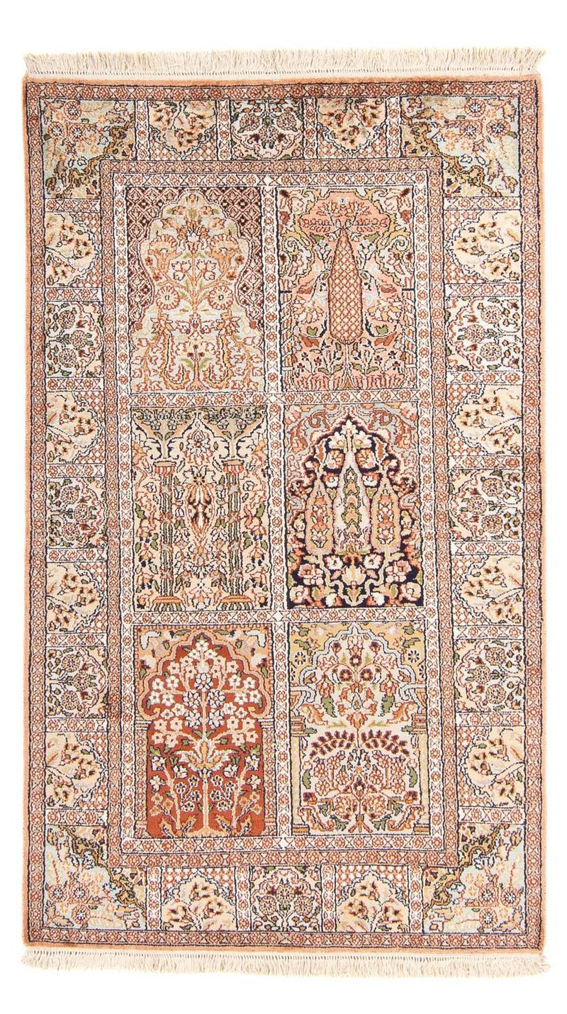 Sidenmatta - Kashmir Silk - 148 x 92 cm - flerfärgad