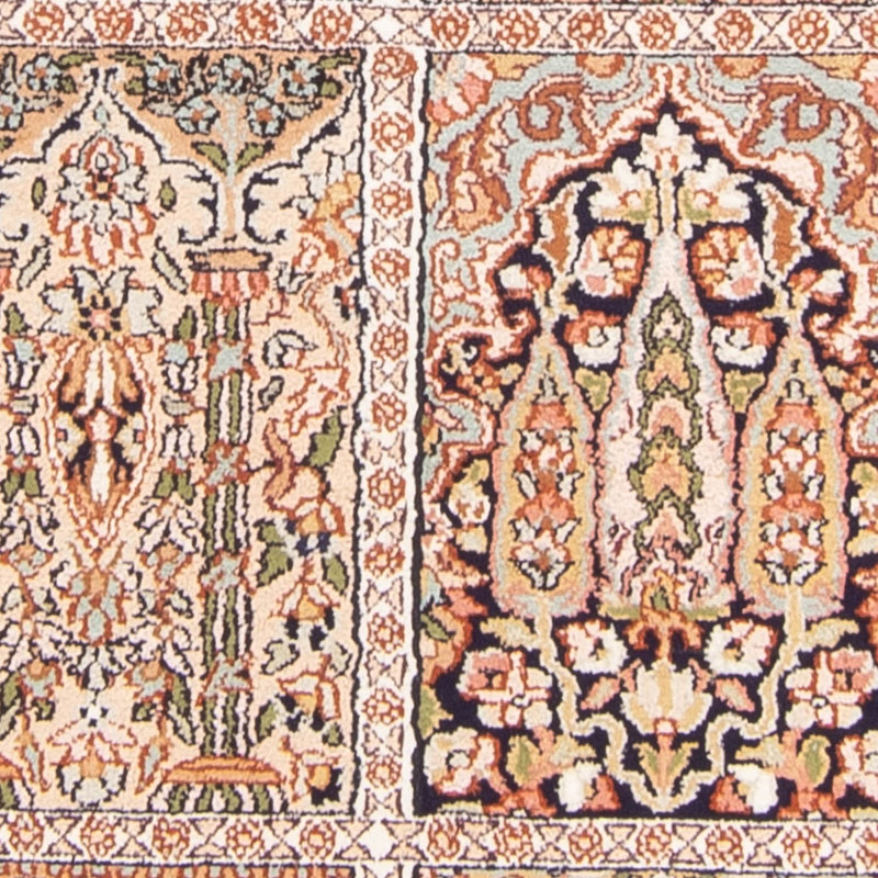Sidenmatta - Kashmir Silk - 148 x 92 cm - flerfärgad