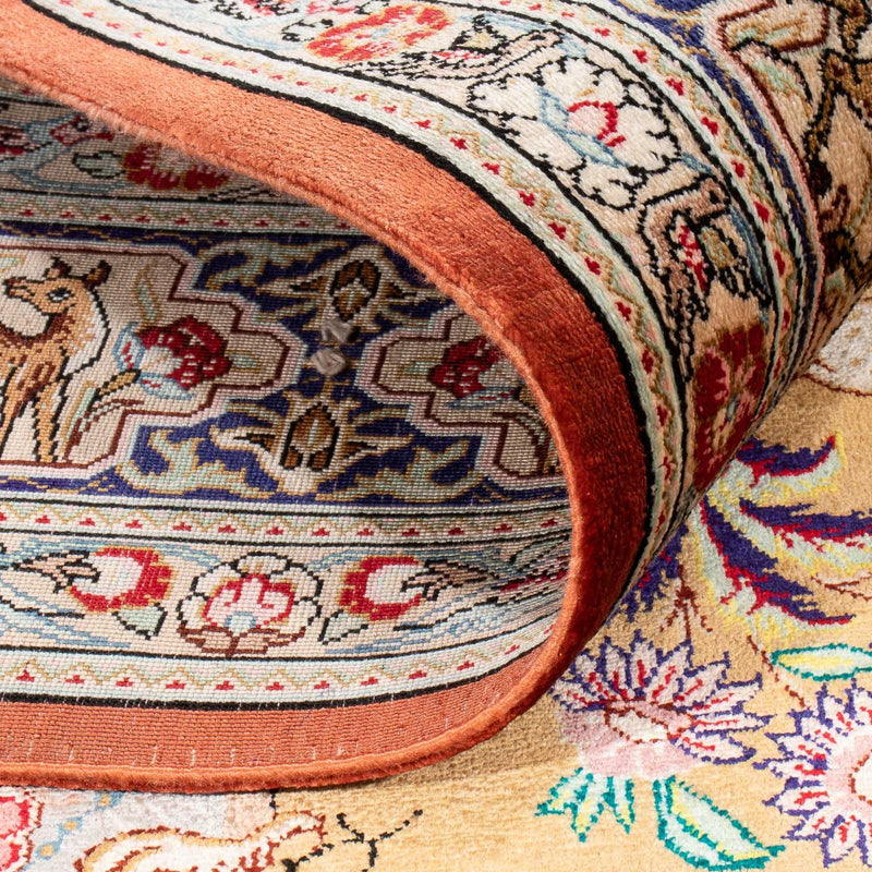 Silk Carpet - Ghom Silk - Premium - 156 x 100 cm - guld