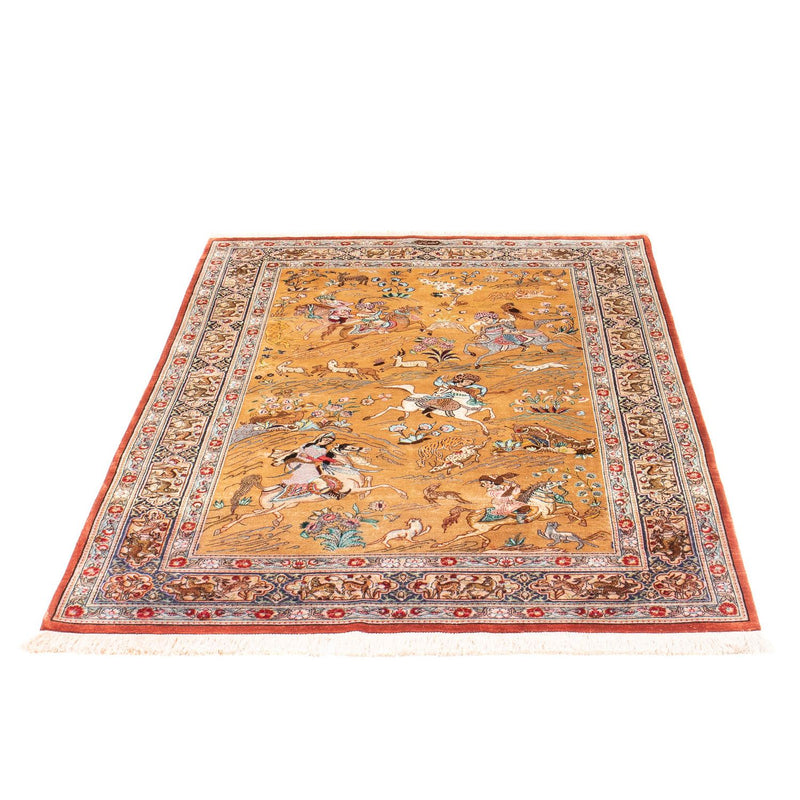 Silk Carpet - Ghom Silk - Premium - 156 x 100 cm - guld