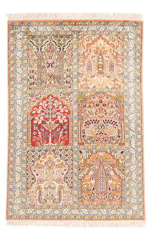 Sidenmatta - Kashmir Silk - 155 x 80 cm - flerfärgad