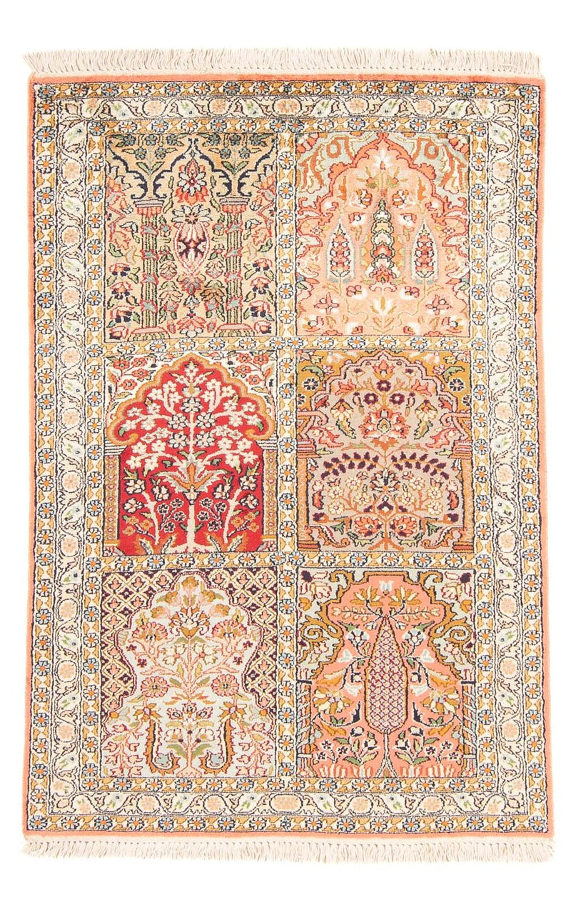 Sidenmatta - Kashmir Silk - 155 x 80 cm - flerfärgad