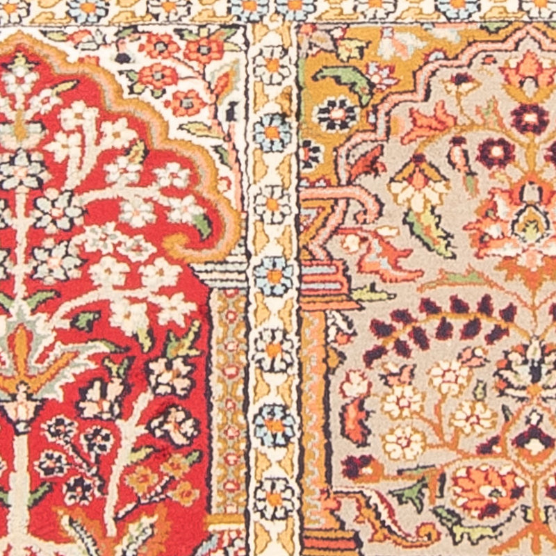 Sidenmatta - Kashmir Silk - 155 x 80 cm - flerfärgad