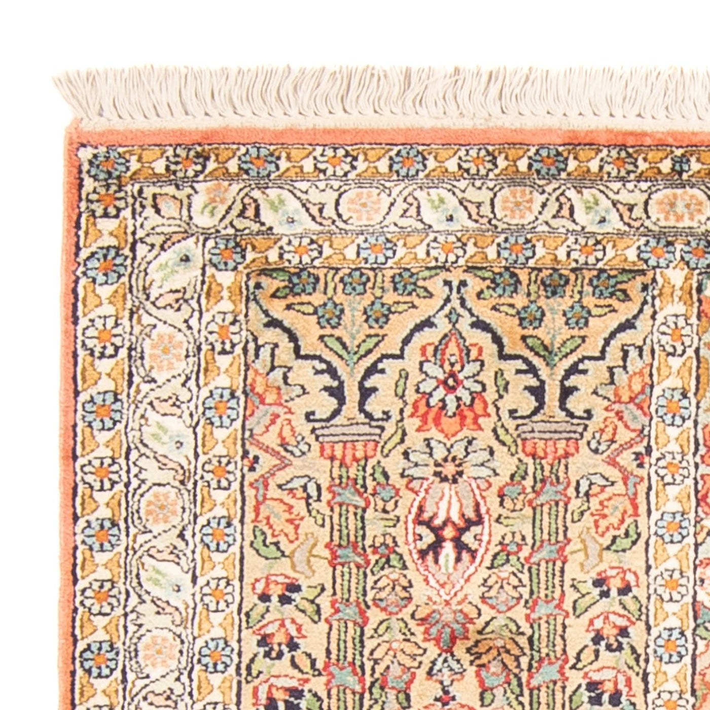 Sidenmatta - Kashmir Silk - 155 x 80 cm - flerfärgad