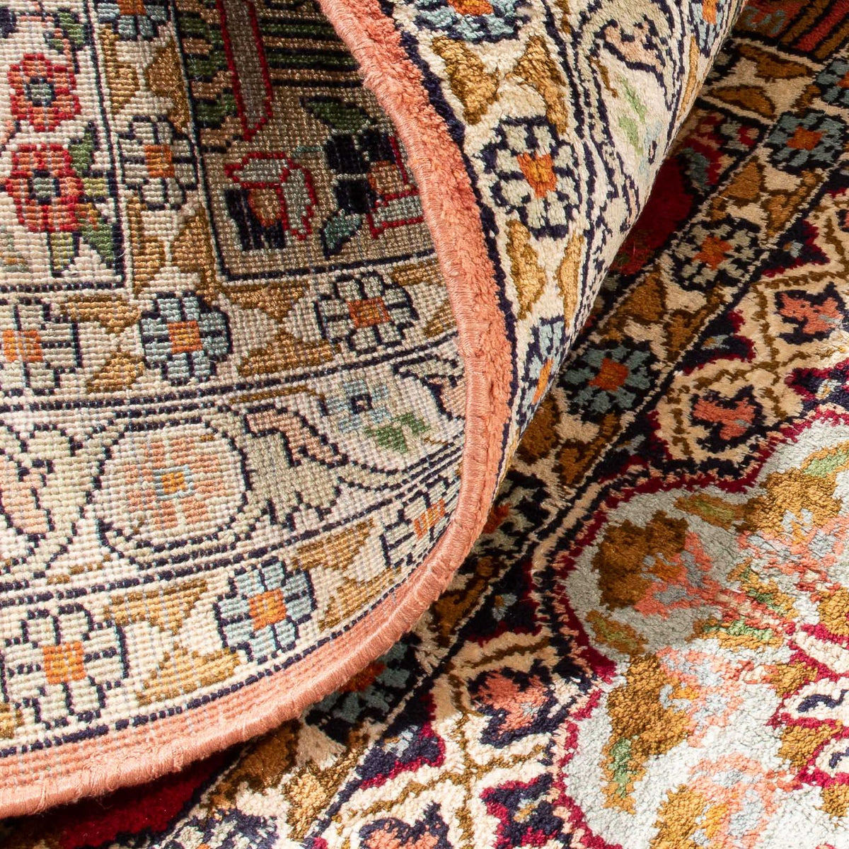 Sidenmatta - Kashmir Silk - 155 x 80 cm - flerfärgad