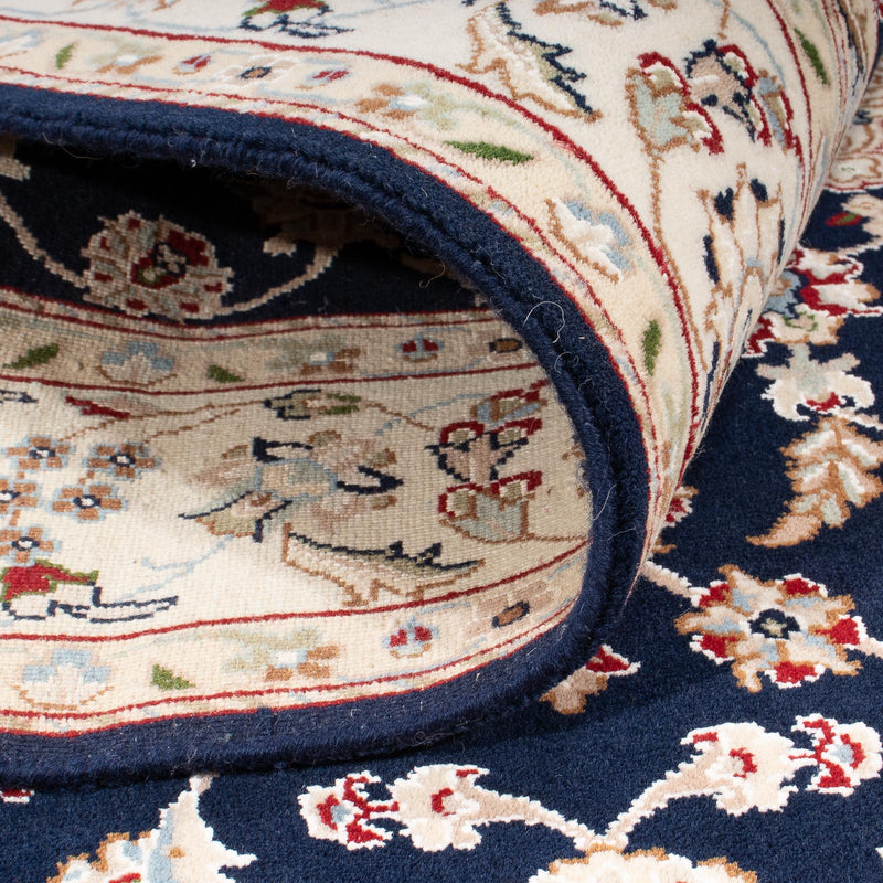 Orientalisk matta - Nain - Indus - 196 x 134 cm - mörkblå