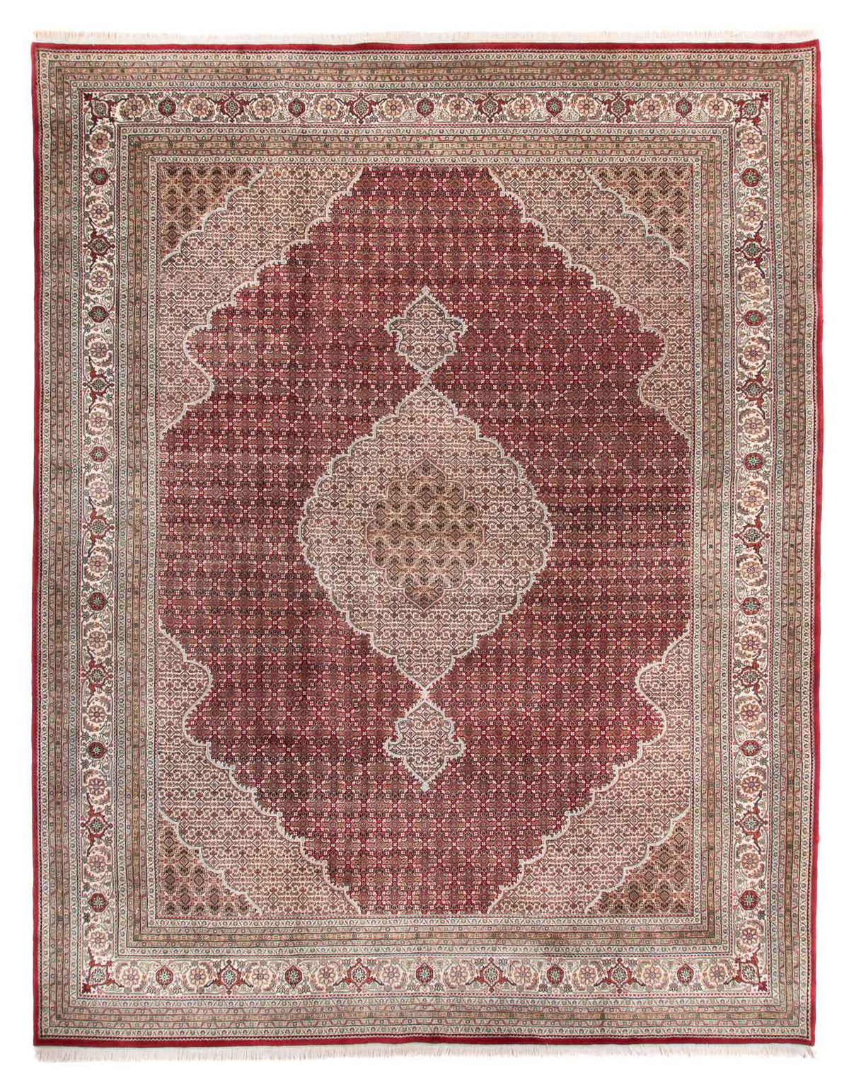 Orientaliska mattor - Tabriz - 388 x 303 cm - röd
