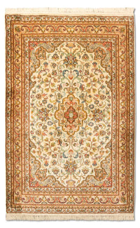Sidenmatta - Kashmir Silk - 123 x 79 cm - beige
