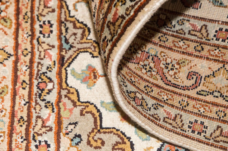 Sidenmatta - Kashmir Silk - 123 x 79 cm - beige