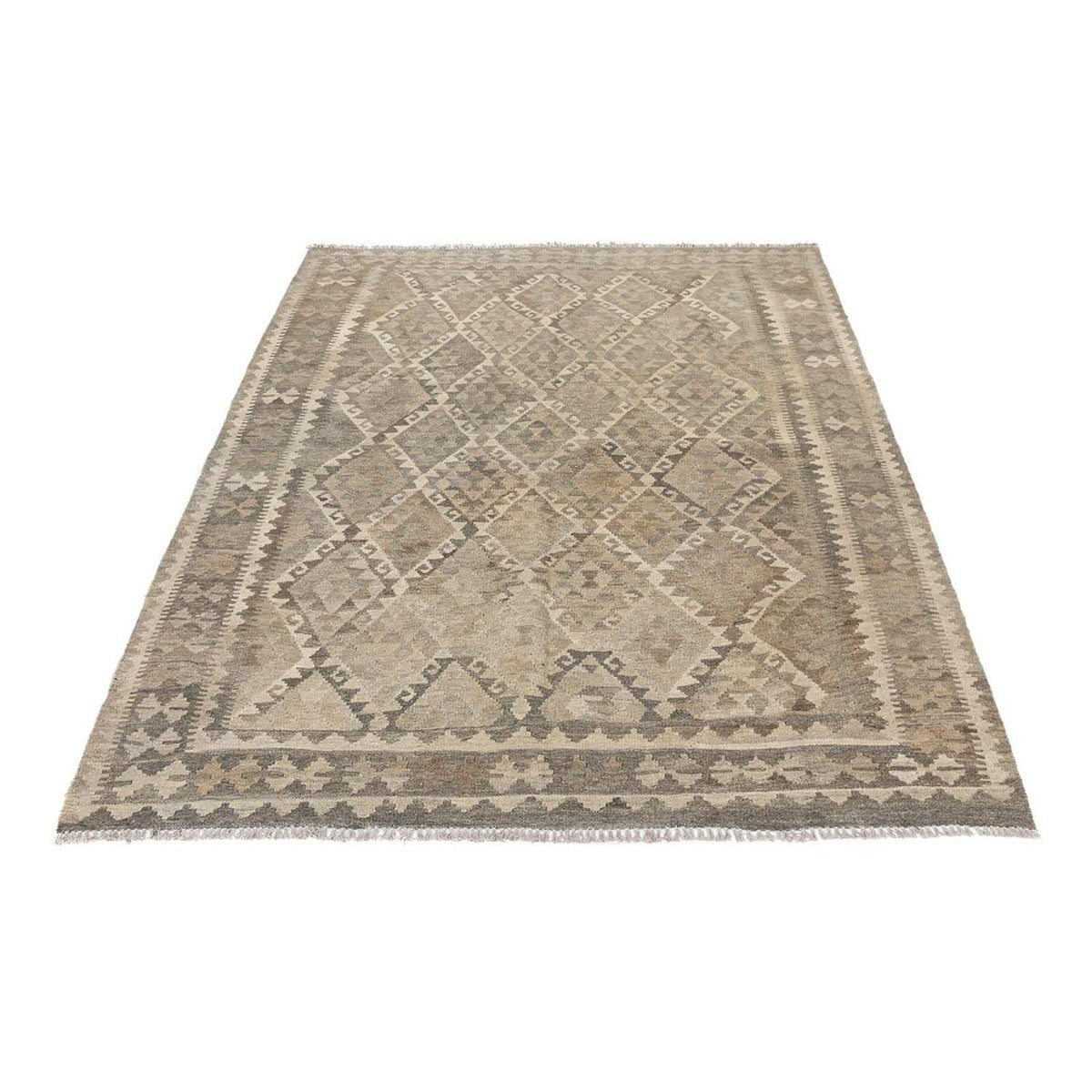 Kelim Carpet - Splash - 196 x 162 cm - flerfärgad