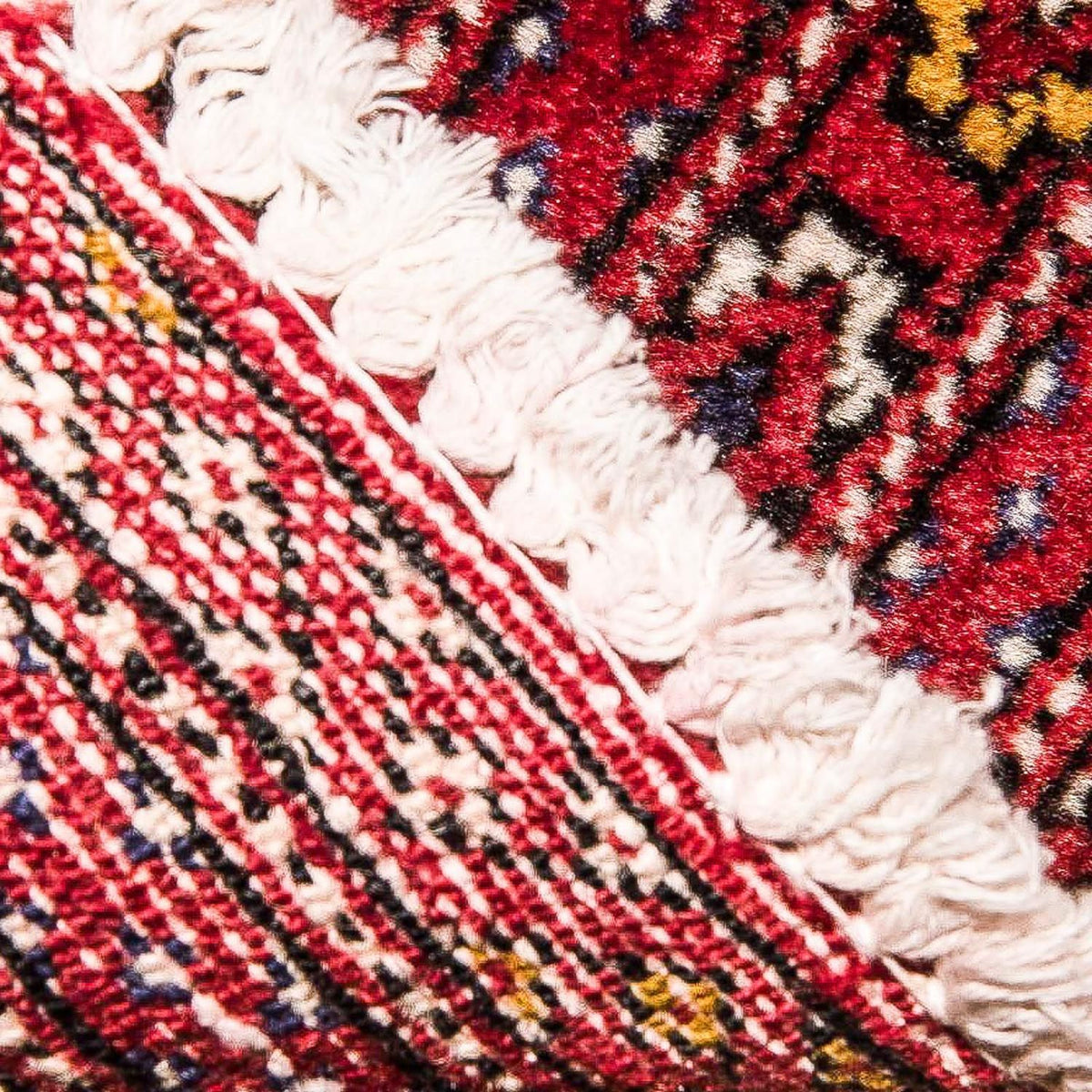 Turkaman-matta - 140 x 70 cm - röd