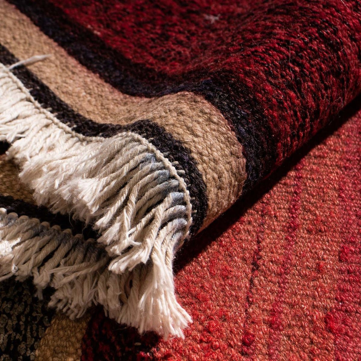 Runner Kelim-matta - gammal - 180 x 85 cm - flerfärgad