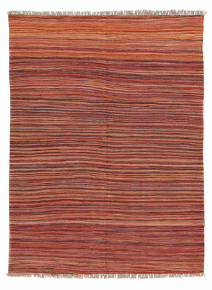 Kelim Carpet - Splash - 198 x 140 cm - flerfärgad