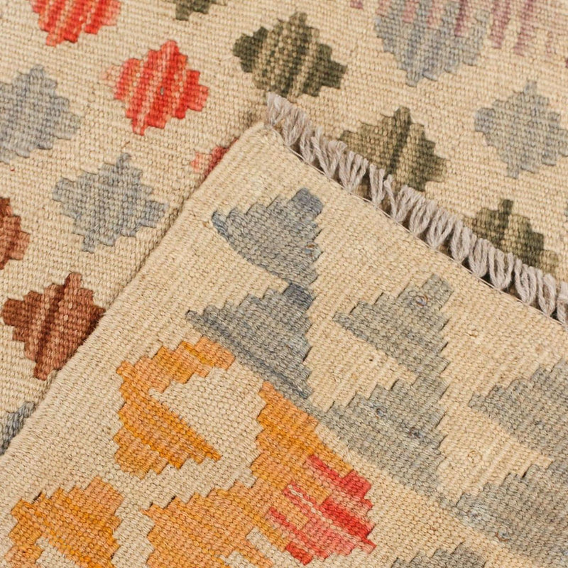 Runner Kelim Carpet - Splash - 198 x 97 cm - flerfärgad