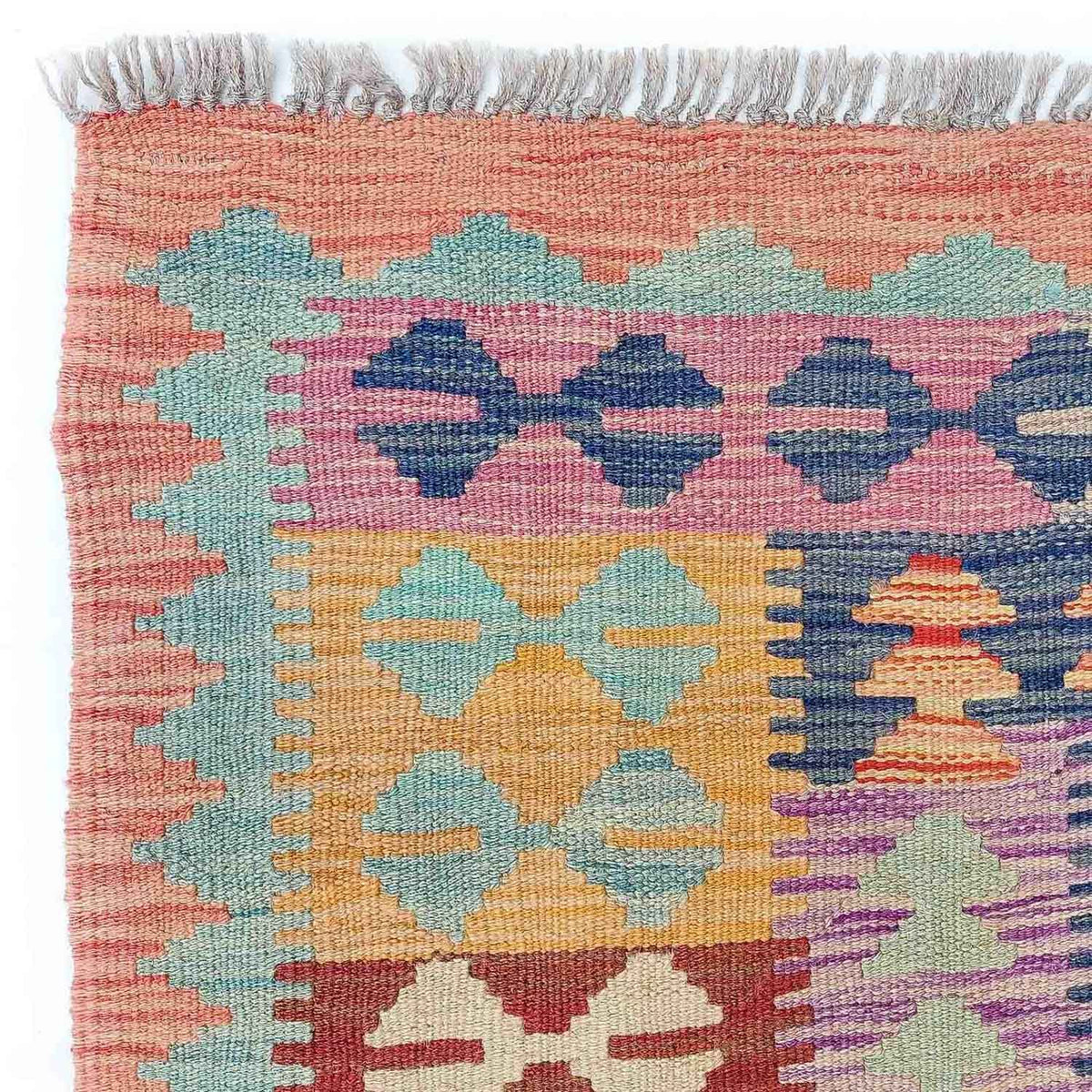 Kelim Carpet - Splash - 295 x 203 cm - flerfärgad