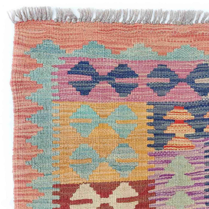 Kelim Carpet - Splash - 295 x 203 cm - flerfärgad