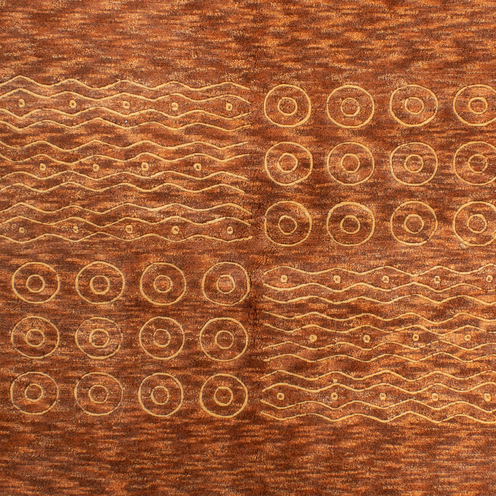 Nepal mattan - Kungliga - 239 x 170 cm - brun