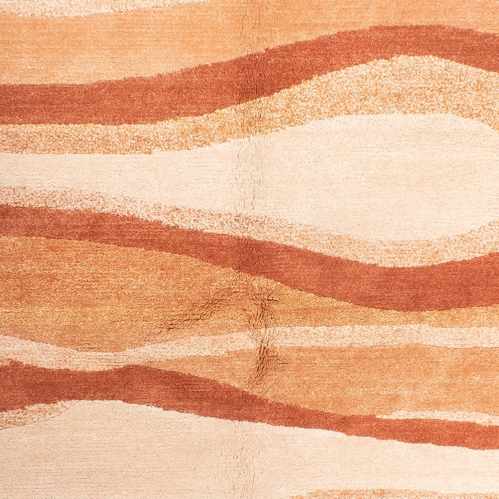 Nepal mattan - 237 x 172 cm - brun