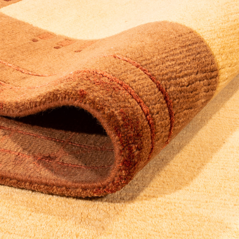 Nepal mattan - Kungliga - 299 x 202 cm - guld