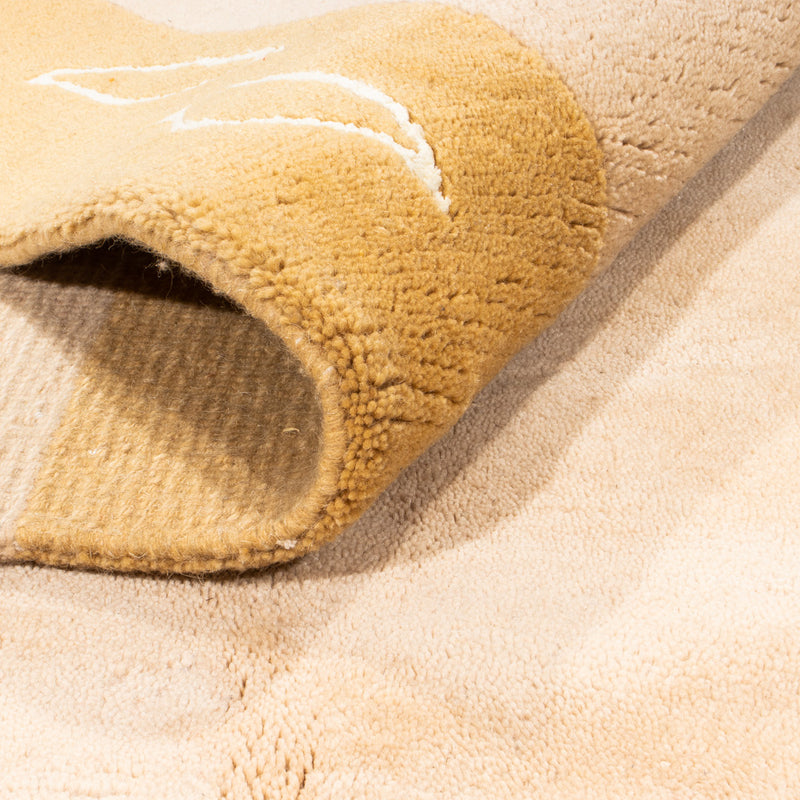 Nepal mattan - 301 x 199 cm - beige