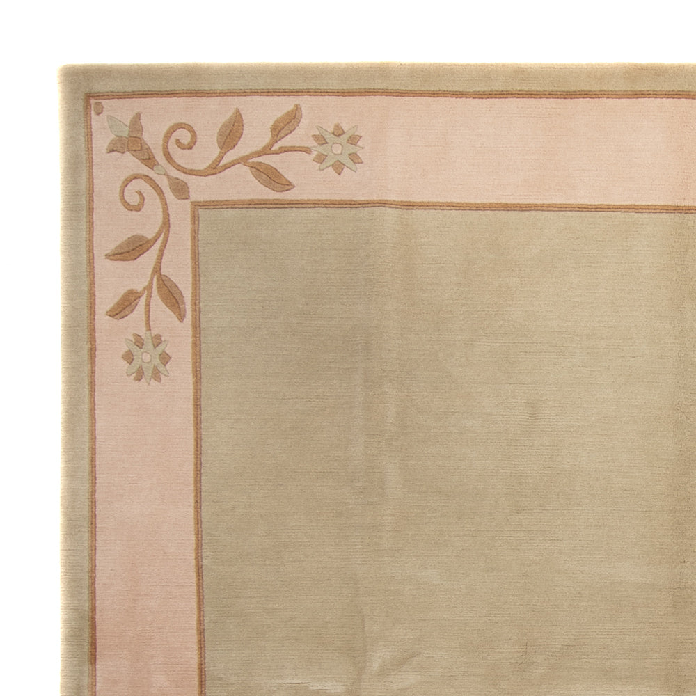 Nepal mattan - Kungliga kvadrat  - 250 x 250 cm - olivgrön