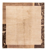 Nepal mattan - Kungliga kvadrat  - 204 x 198 cm - beige
