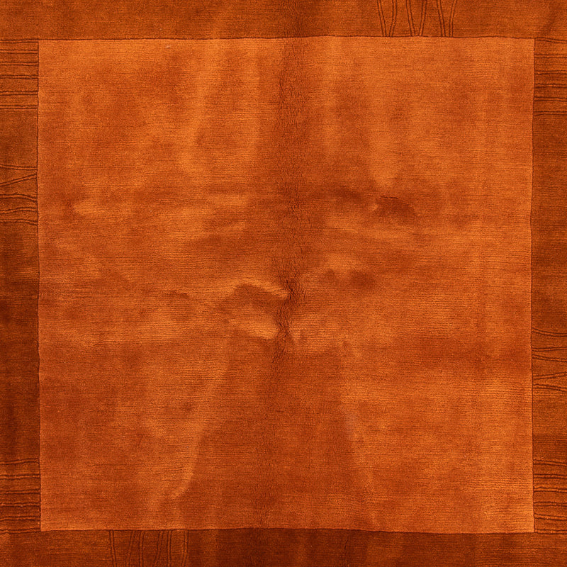 Nepal mattan - Kungliga kvadrat  - 205 x 203 cm - brun