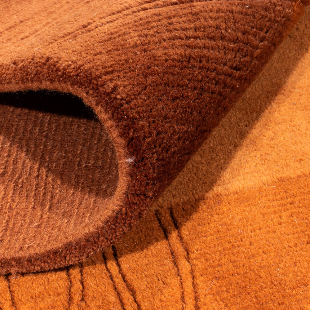 Nepal mattan - Kungliga kvadrat  - 205 x 203 cm - brun