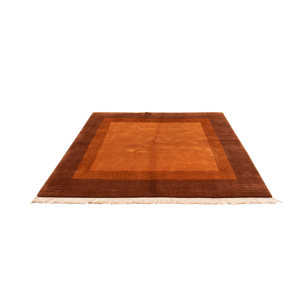 Nepal mattan - Kungliga kvadrat  - 205 x 203 cm - brun