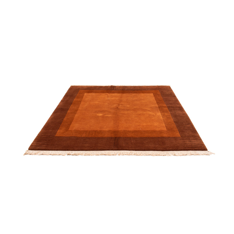 Nepal mattan - Kungliga kvadrat  - 205 x 203 cm - brun